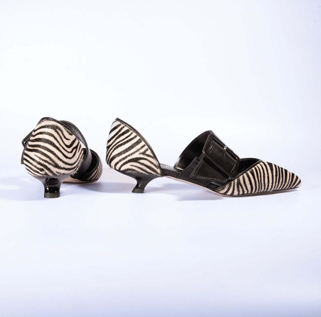 SHANA ST-471 ZEBRA BI/NE+PELLE NERA