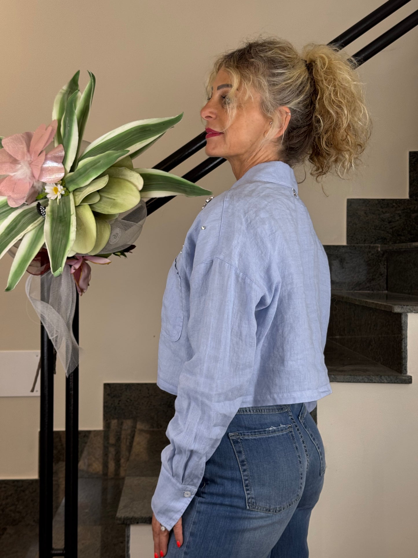 Camicia Souvenir cielo