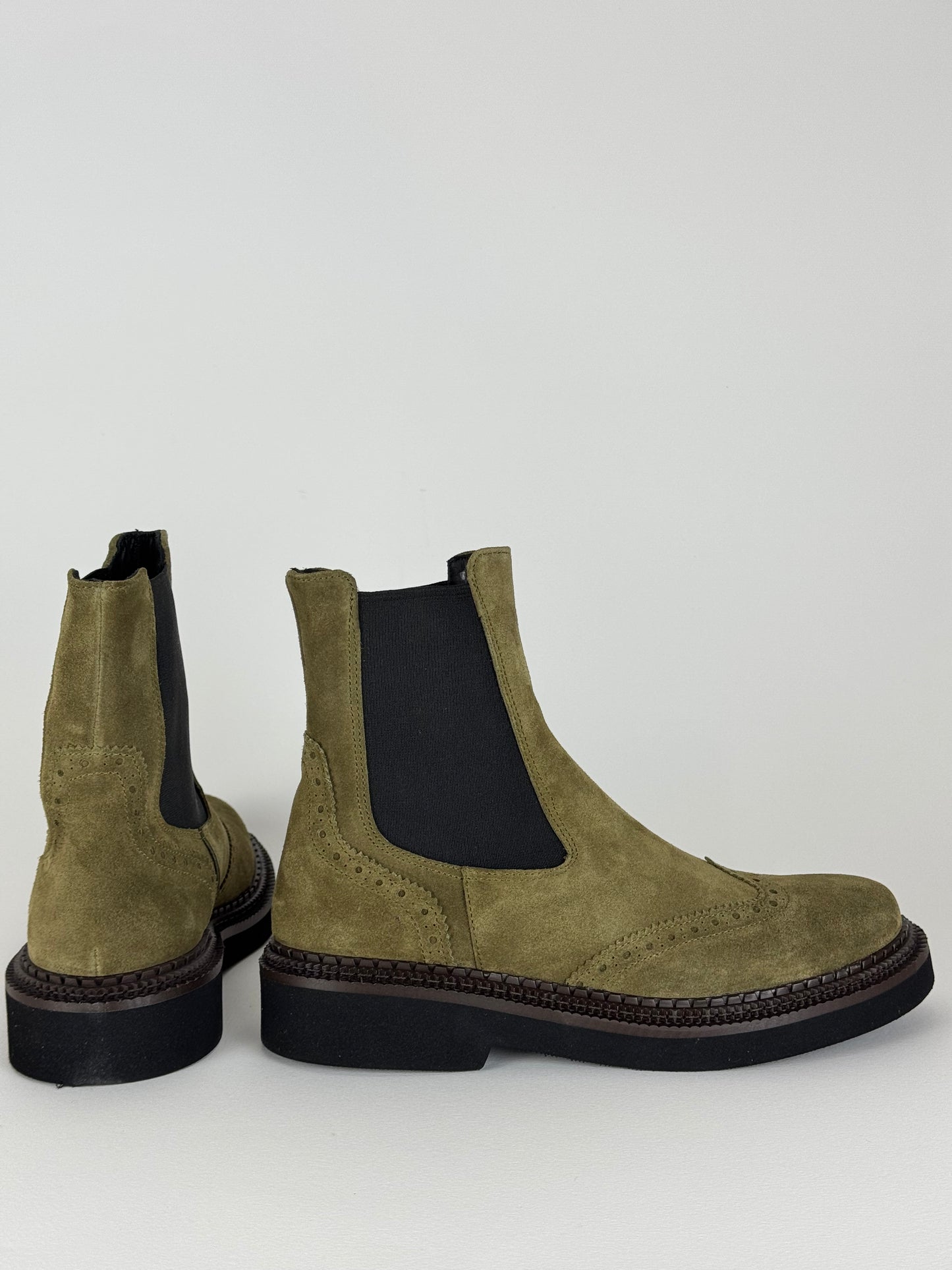 Stivaletto verde oliva