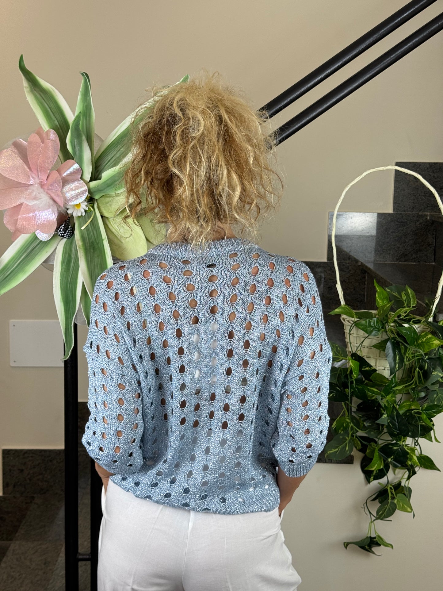 Casacca pink pepper cielo