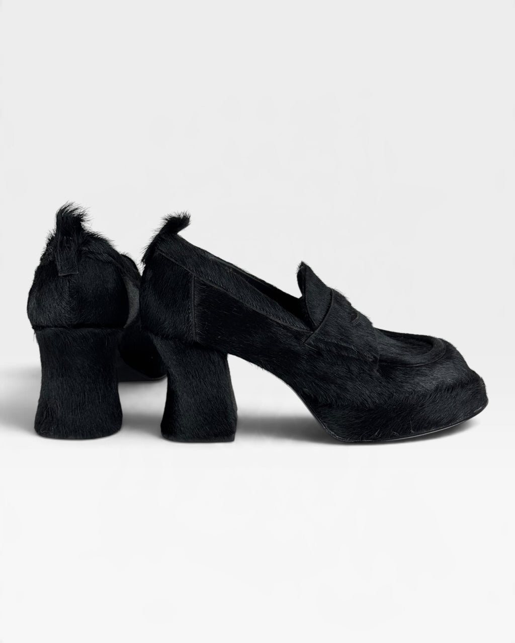 Mocassino donna in cavallino nero – foto 3 di 5 – Vaccarelli