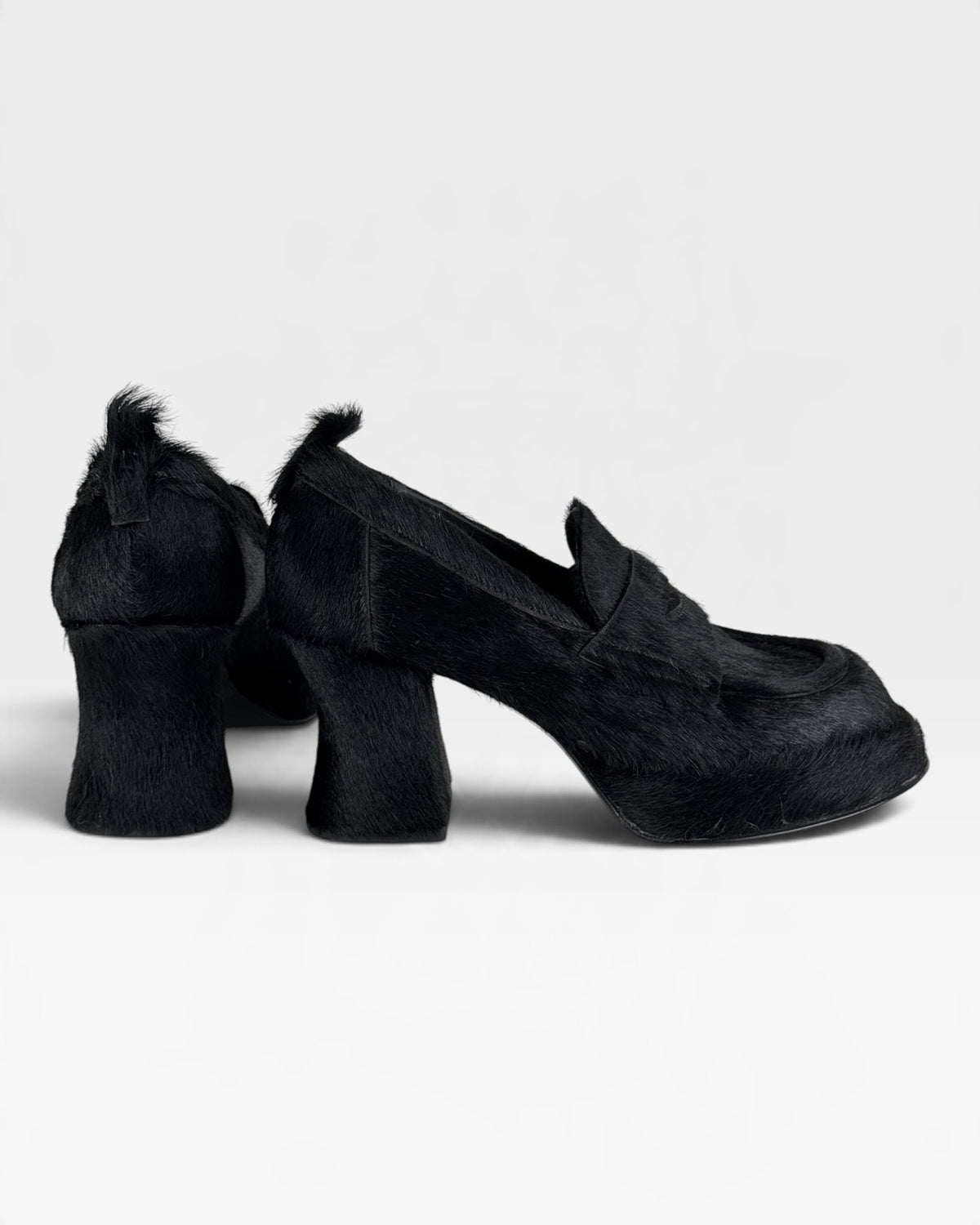 Mocassino donna in cavallino nero – foto 3 di 5 – Vaccarelli