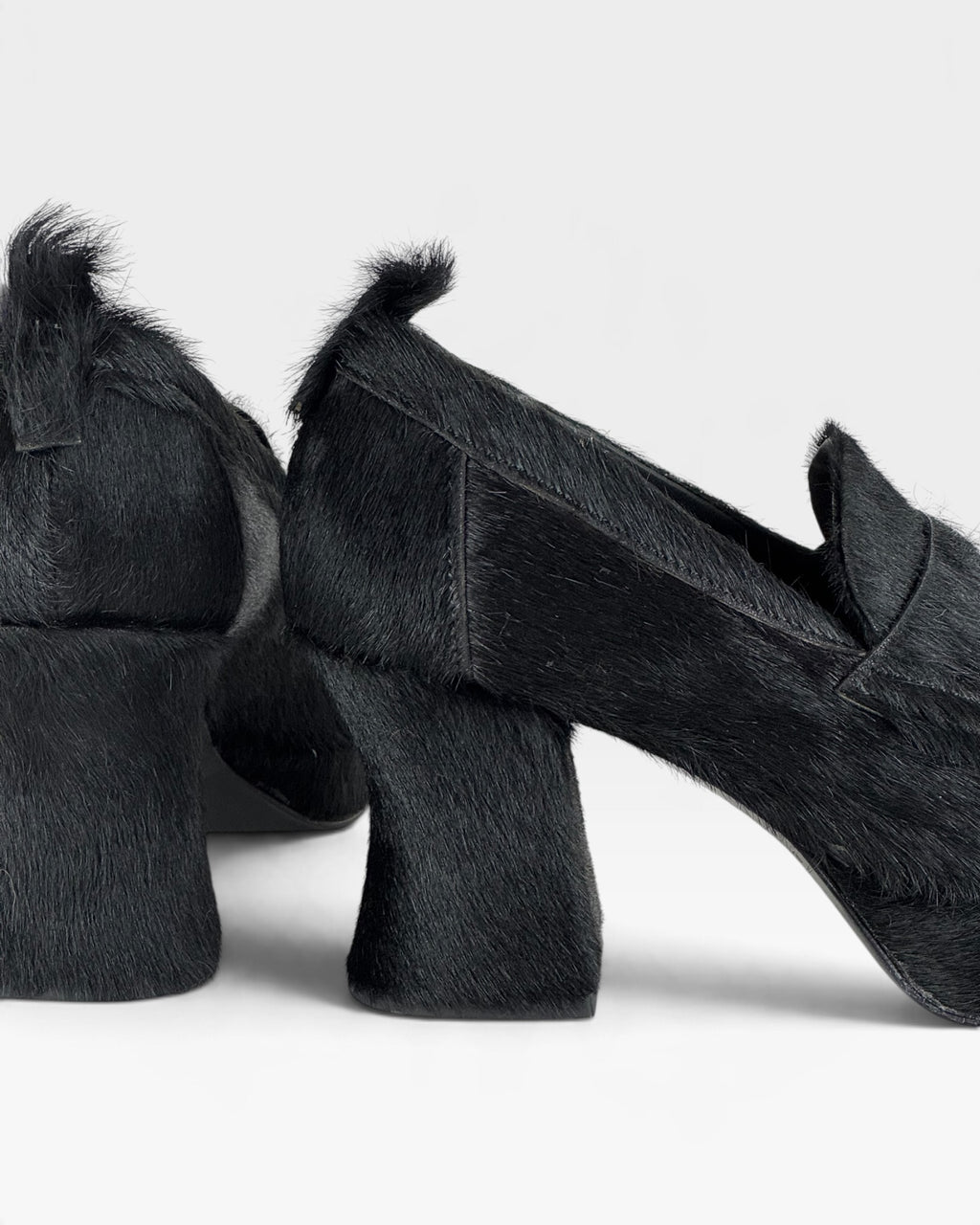 Mocassino donna in cavallino nero – foto 5 di 5 – Vaccarelli