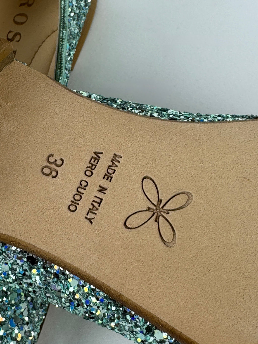 Ballerina Tessuto Glitterato Acqua-Prosperine