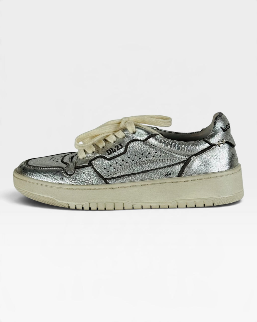 Sneaker donna laminata argento – foto 1 di 3 – Vaccarelli