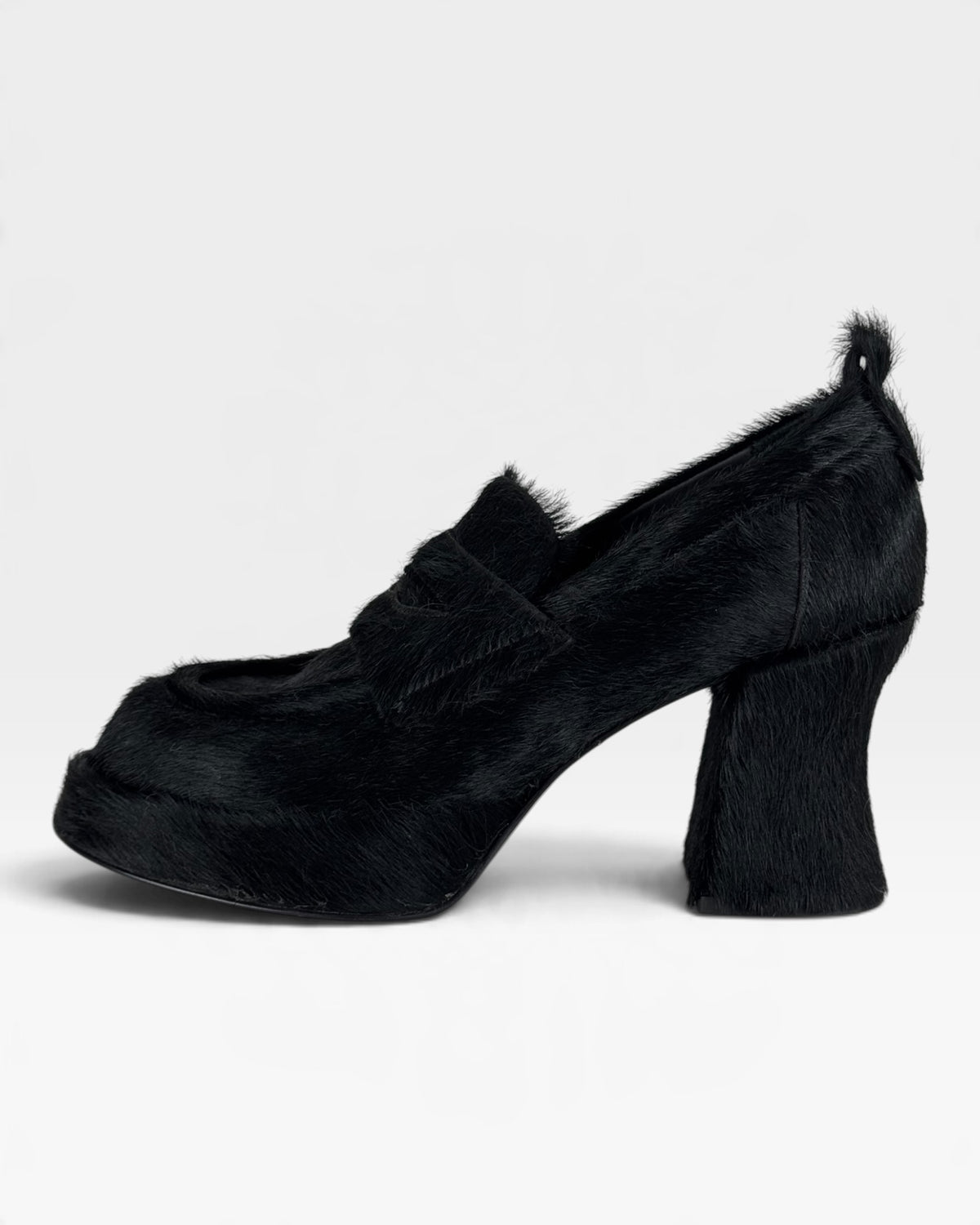 Mocassino donna in cavallino nero – foto 1 di 5 – Vaccarelli