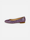 Ballerina Tessuto Glitterato Lilla-Prosperine