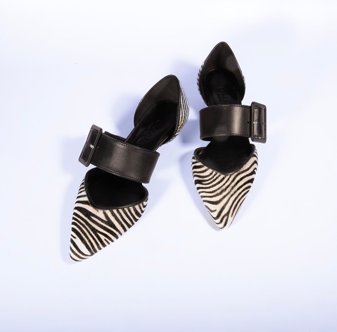 SHANA ST-471 ZEBRA BI/NE+PELLE NERA