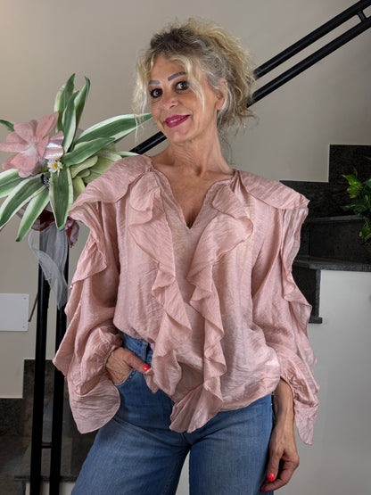 Blusa Souvenir cipria