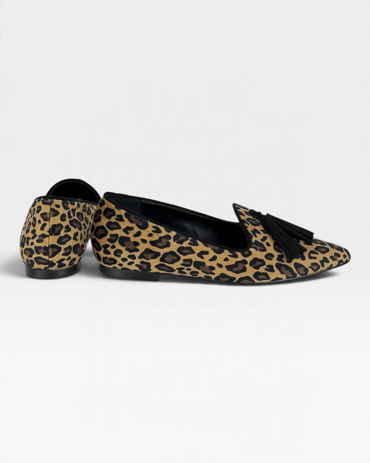 Ballerina in cavallino animalier con nappine – foto 3 di 4 – Vaccarelli