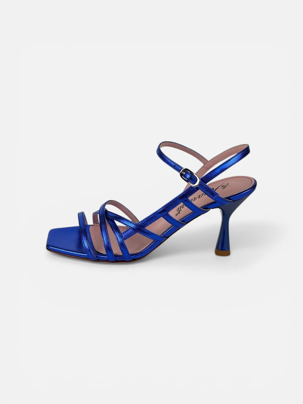 Décolleté Laminato Blu-Les Amaranti