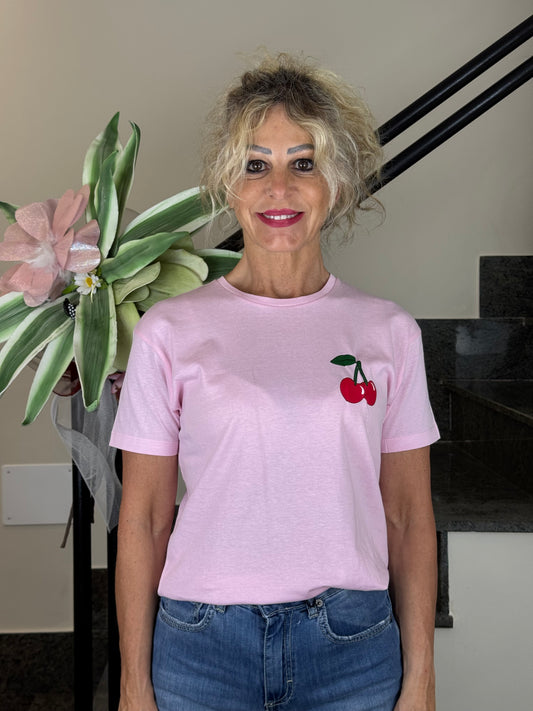 T-shirt Souvenir rosa