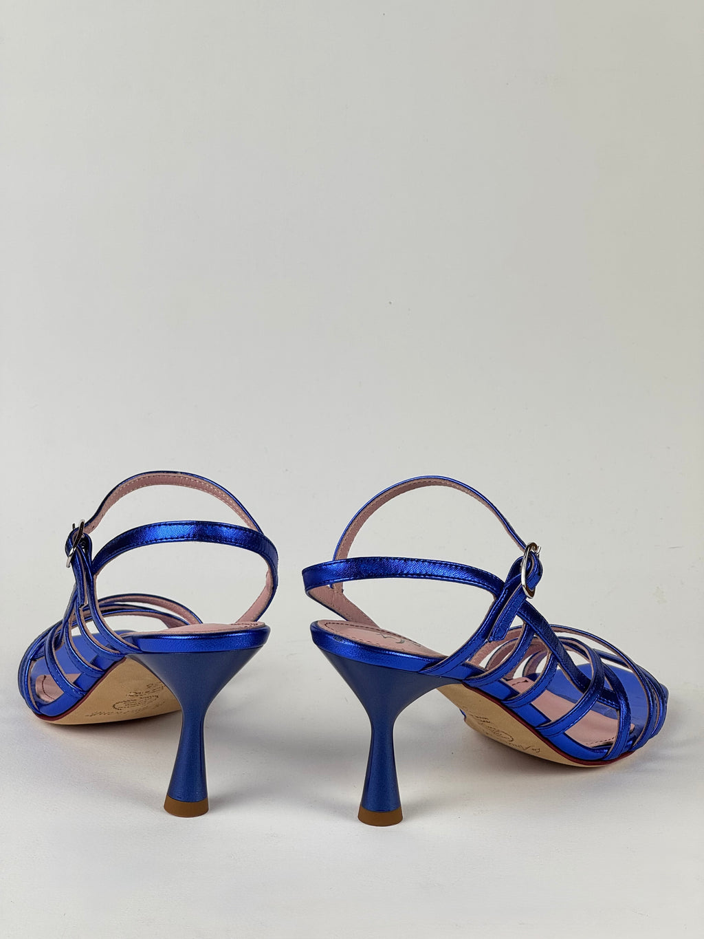 Décolleté Laminato Blu-Les Amaranti