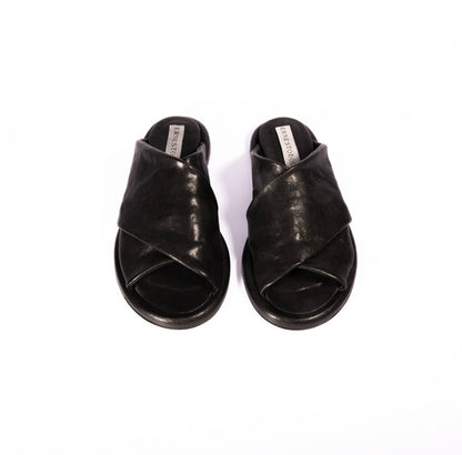ERNESTO DOLANI 8DSEL09 PANTE ASFALT/WASH NERO