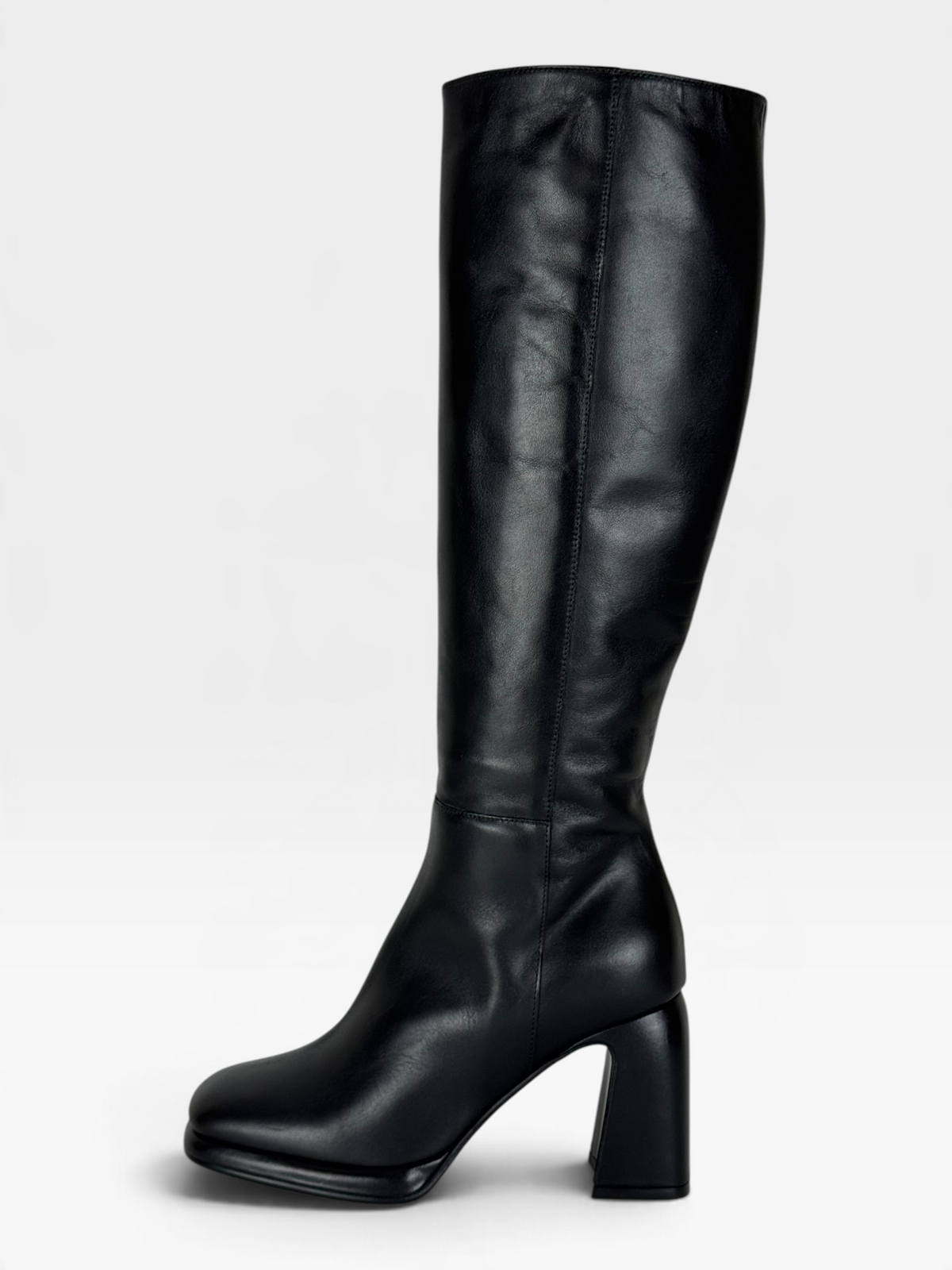 Stivale donna in velour con tacco 7 cm – Vaccarelli