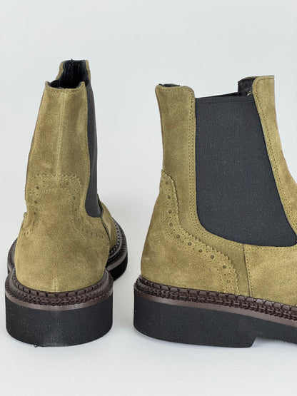 Stivaletto verde oliva