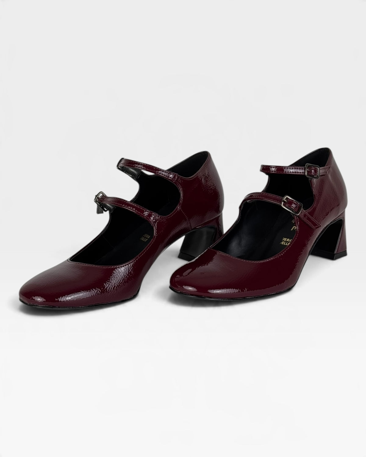 Mary Jane in ecopelle bordeaux – foto 2 di 3 – Vaccarelli