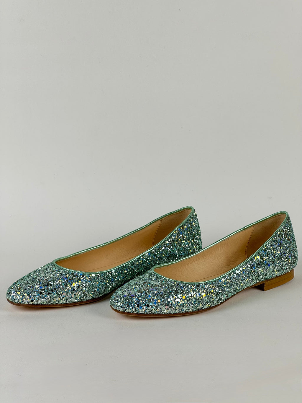 Ballerina Tessuto Glitterato Acqua-Prosperine
