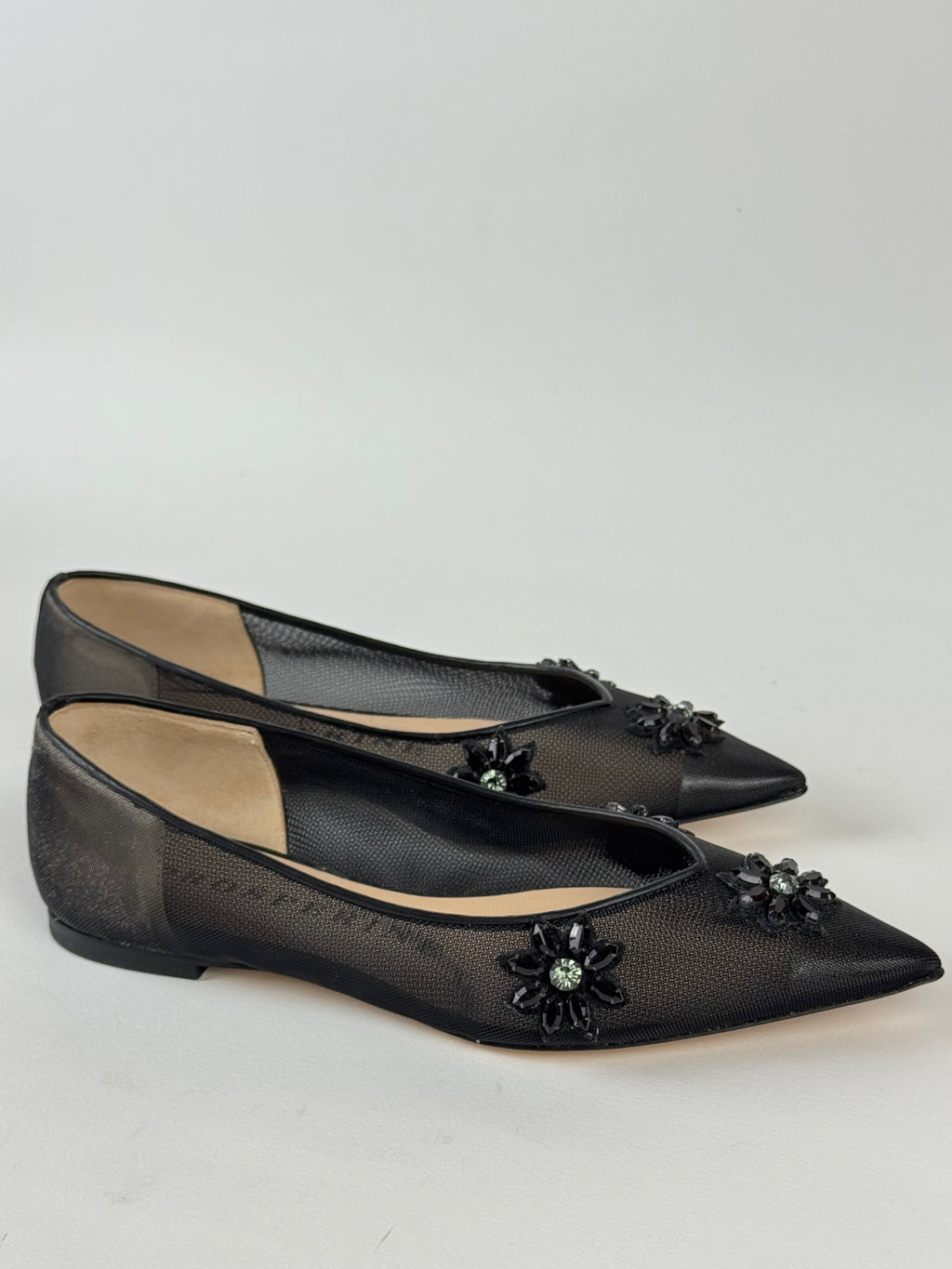 Ballerina punta affusolata gioiello floreale — Prosperine