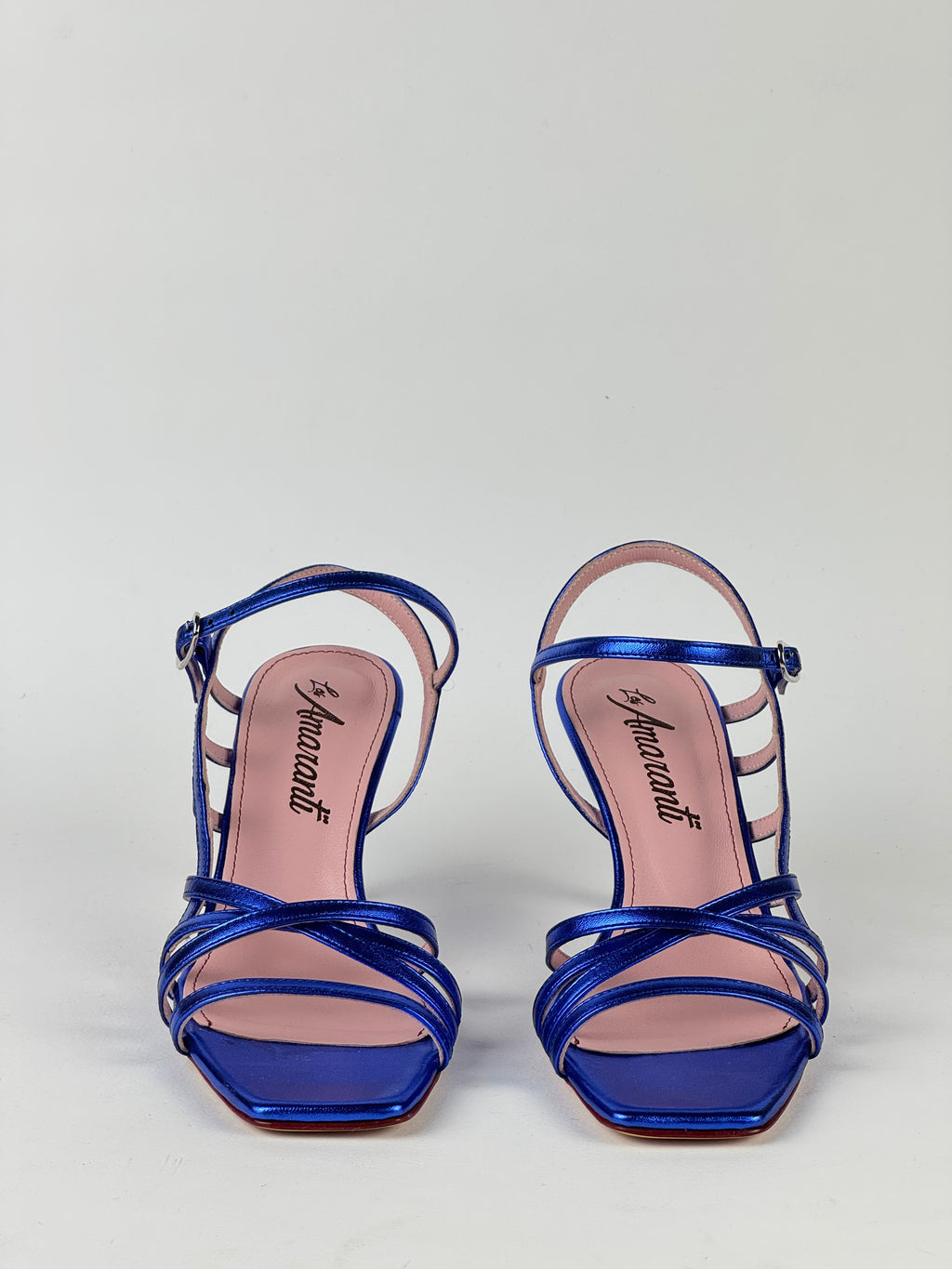 Décolleté Laminato Blu-Les Amaranti