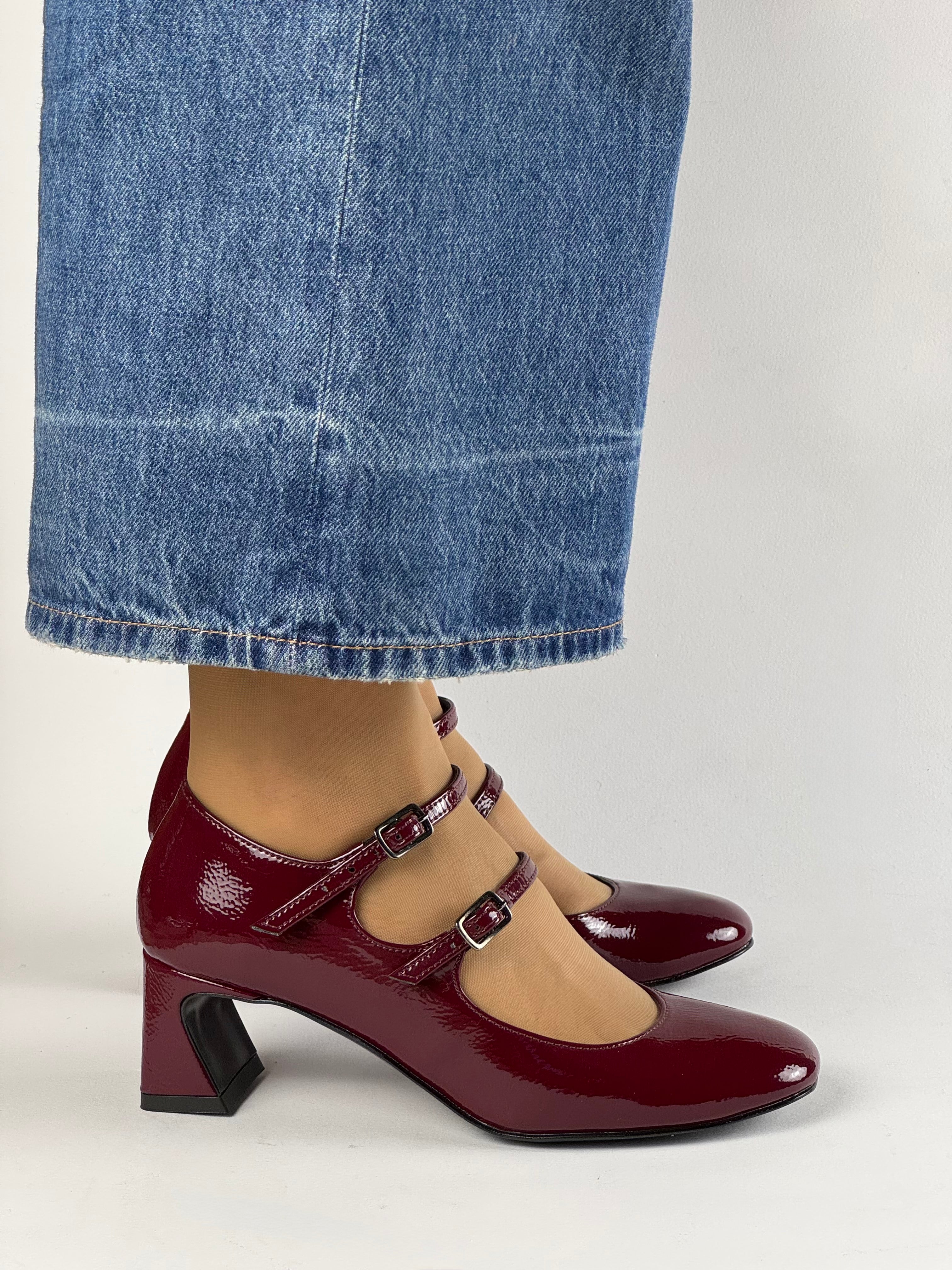 Mary Jane bordeaux