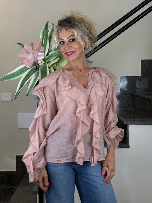 Blusa Souvenir cipria