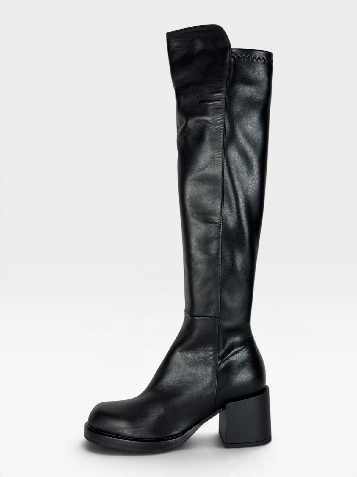 Stivale donna in pelle con tacco 5 cm – Vaccarelli