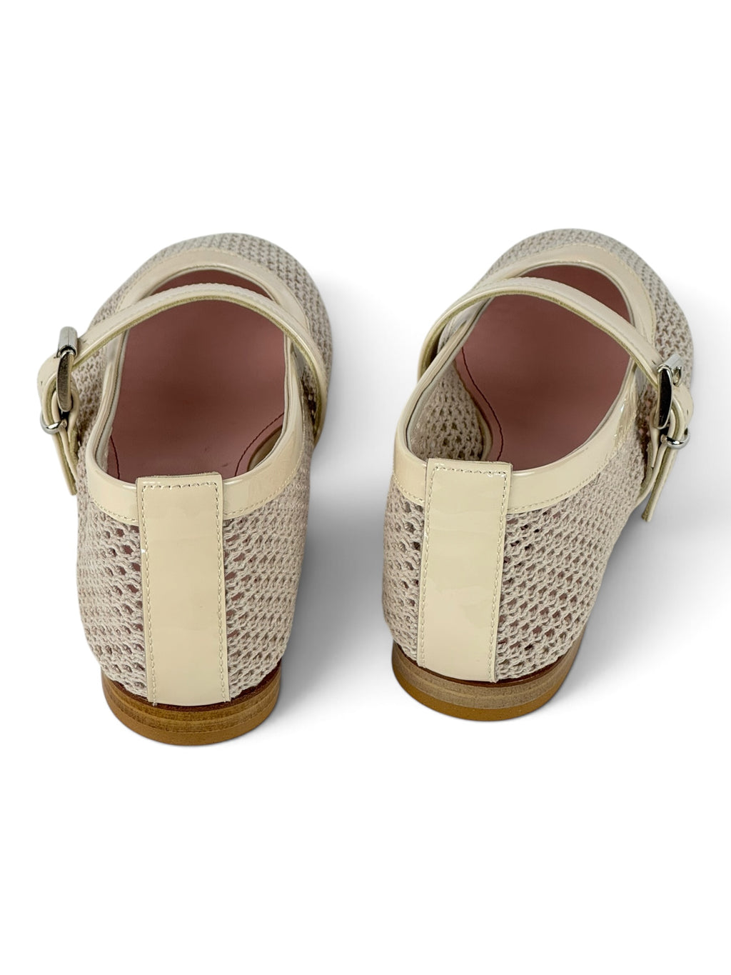 Ballerina Traforata Beige in Rete
