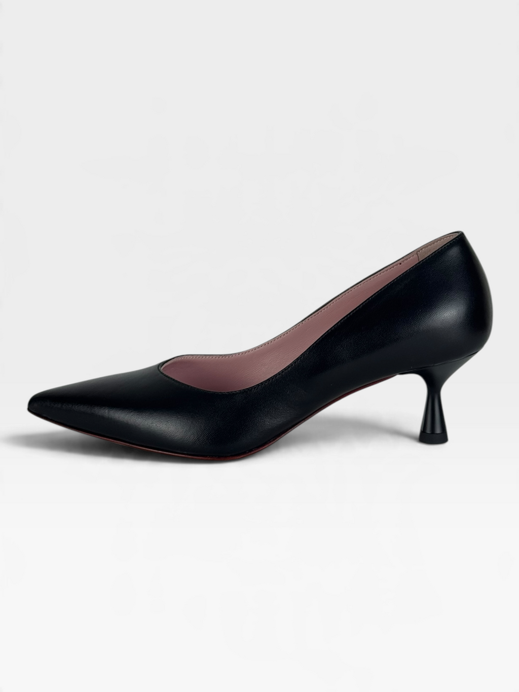 Décolleté in pelle nera con tacco 5 cm – foto 1 di 4 – Vaccarelli