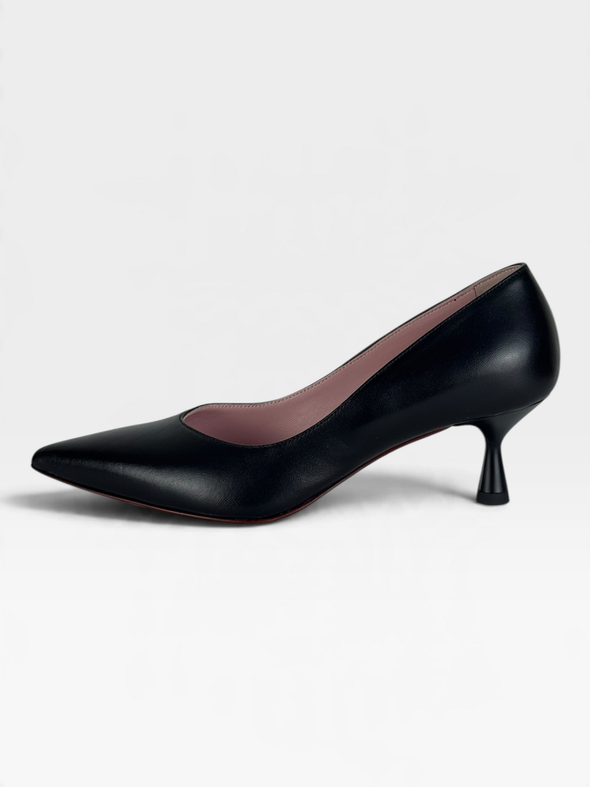 Décolleté in pelle nera con tacco 5 cm – foto 1 di 4 – Vaccarelli