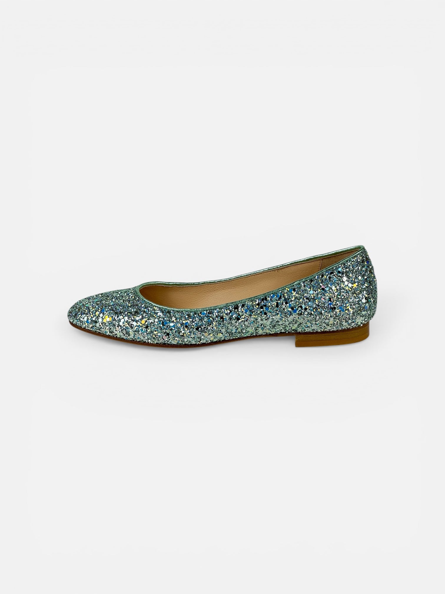 Ballerina Tessuto Glitterato Acqua-Prosperine