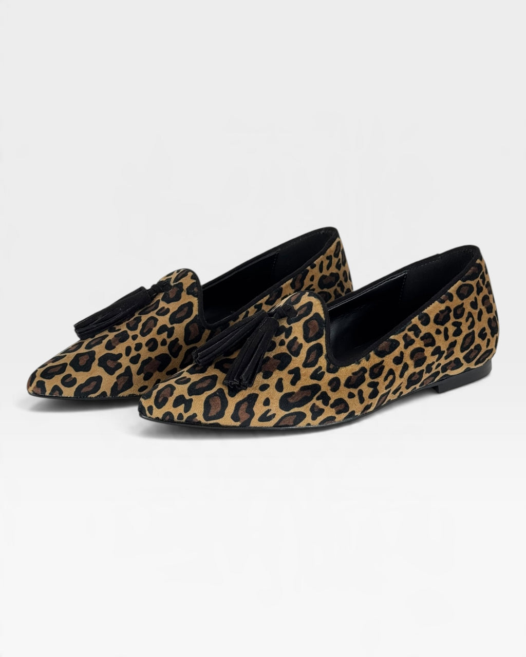 Ballerina in cavallino animalier con nappine – foto 2 di 4 – Vaccarelli