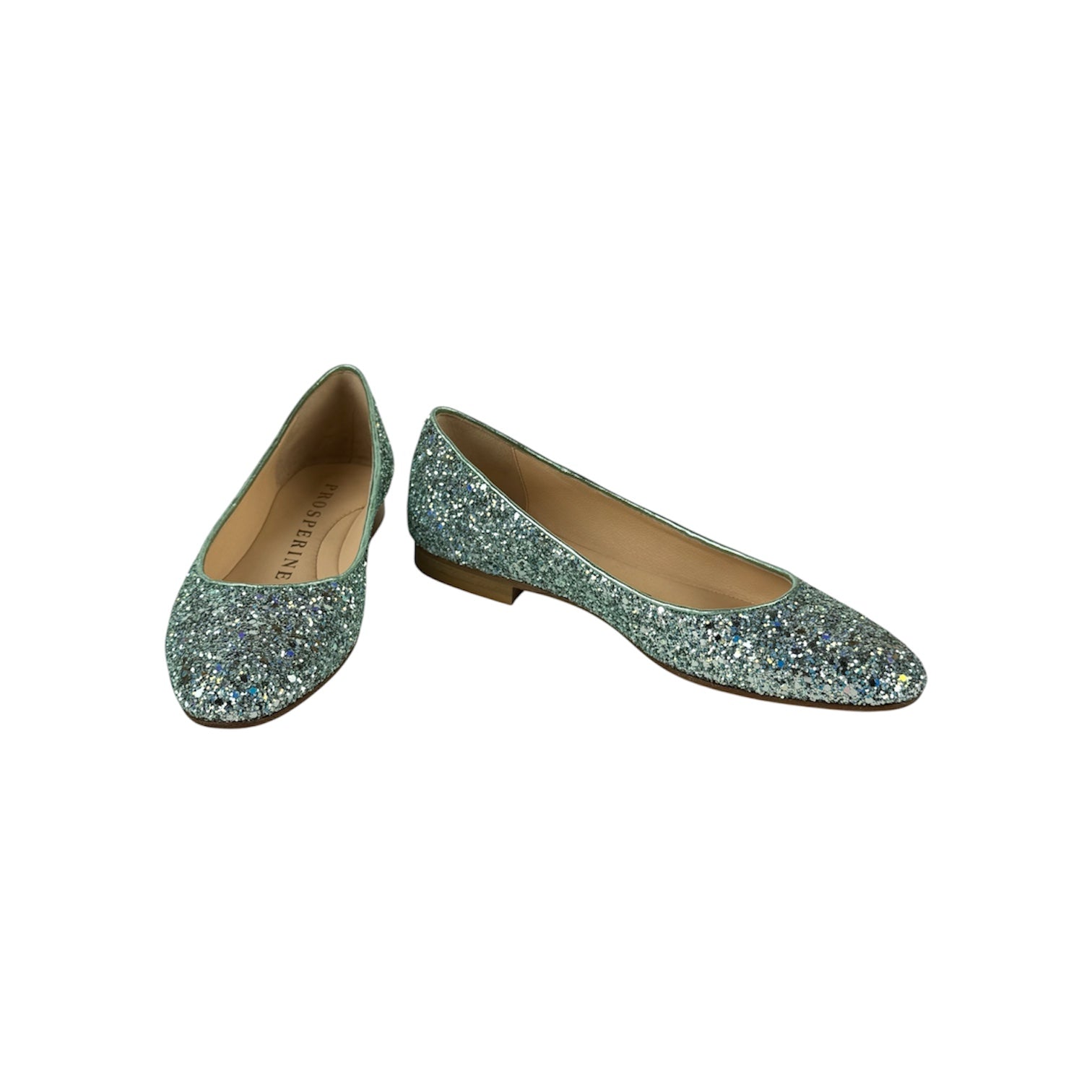 Ballerina Tessuto Glitterato Acqua