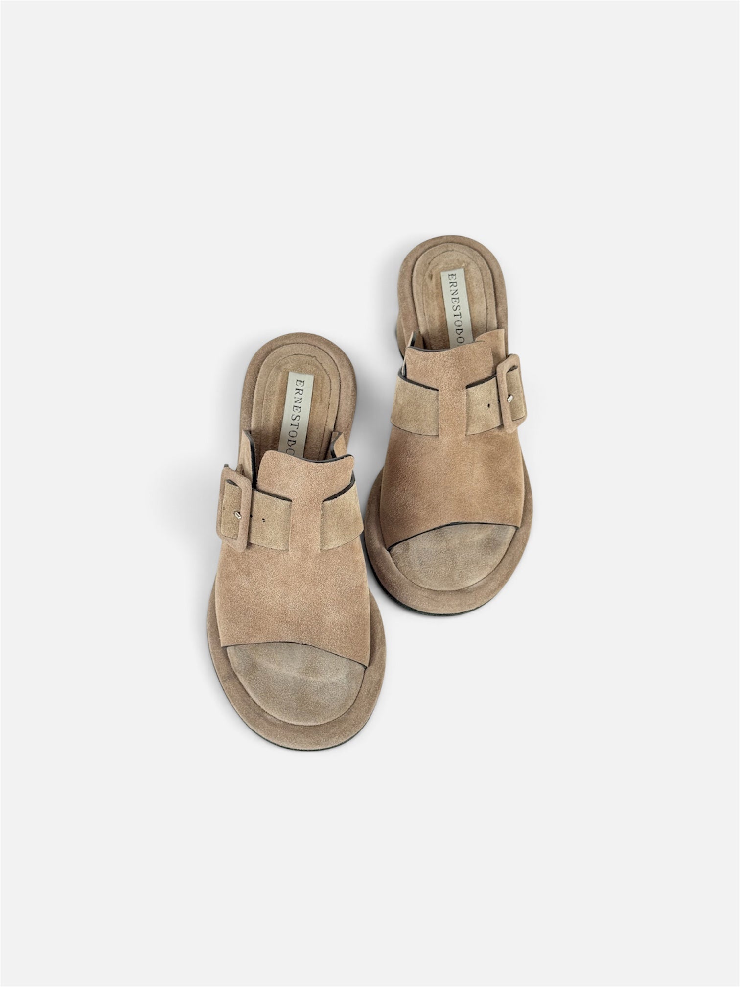 Sandalo Cilindro Camoscio