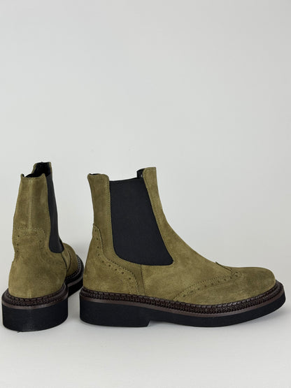 Stivaletto verde oliva