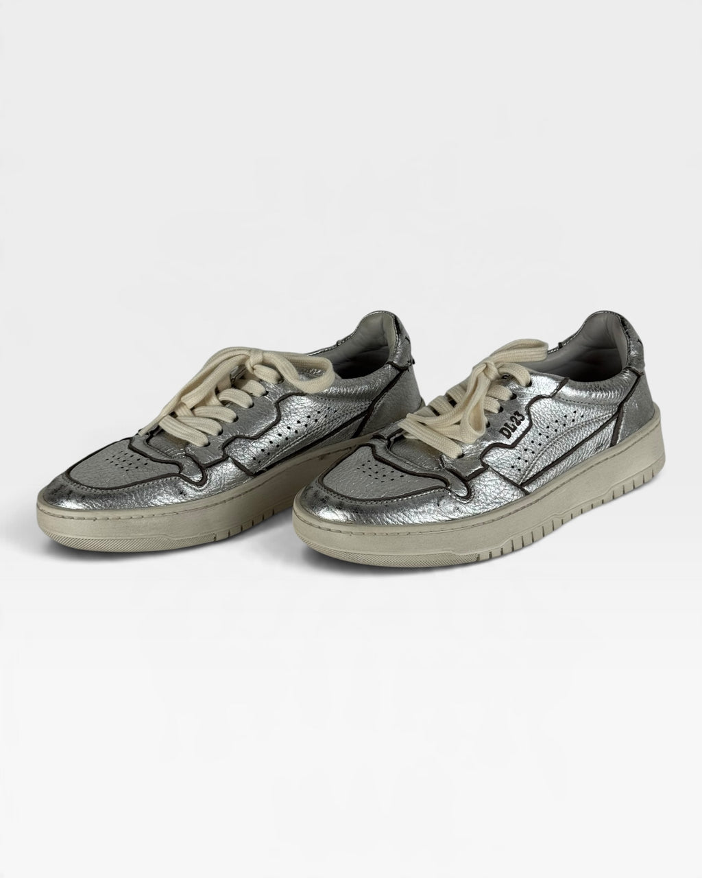 Sneaker donna laminata argento – foto 2 di 3 – Vaccarelli