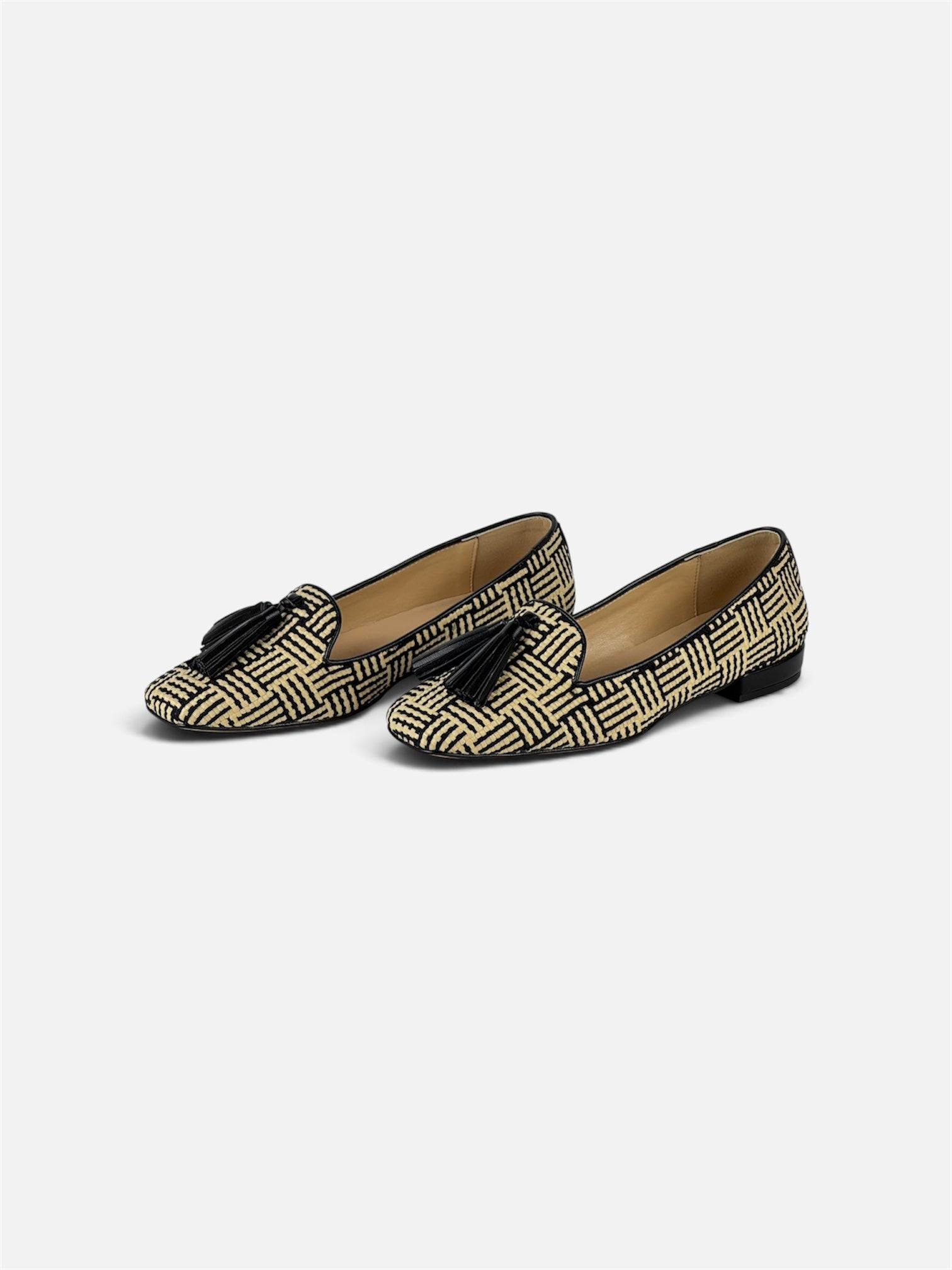 Mocassino Rafia Bicolore