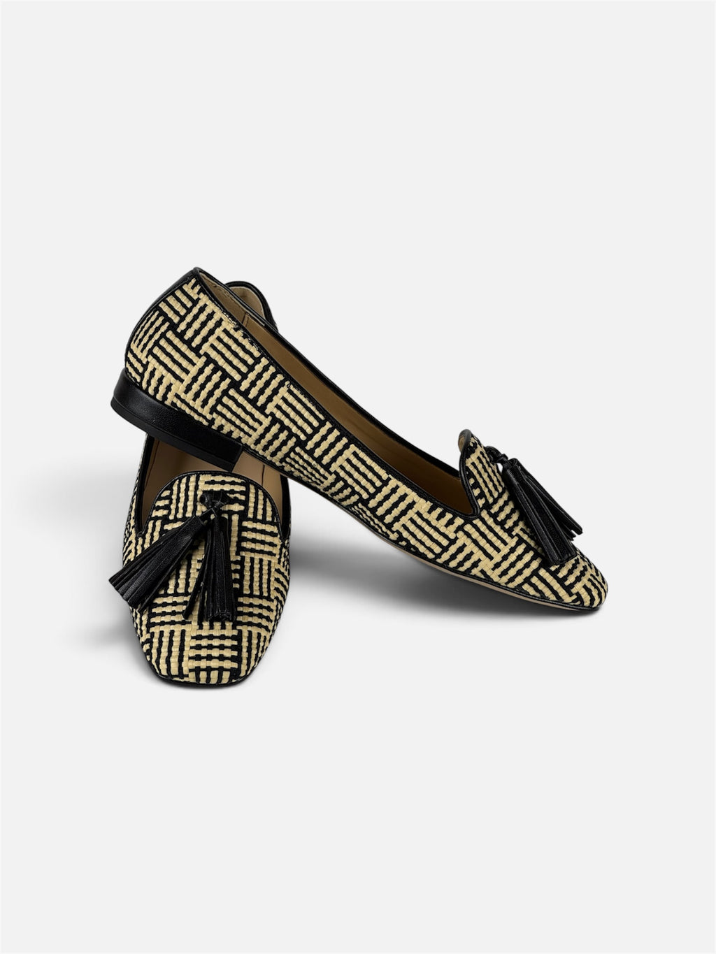 Mocassino Rafia Bicolore
