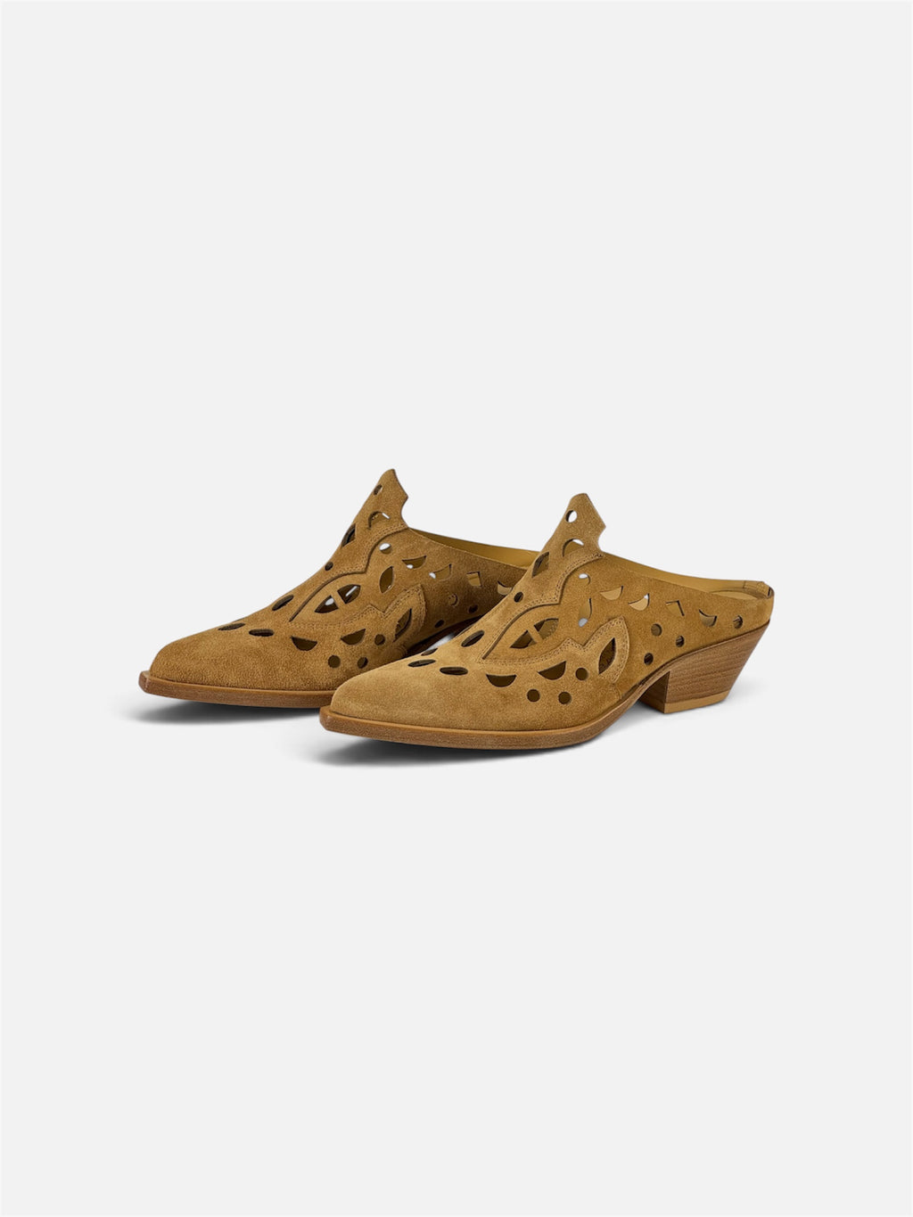 Sabot Traforato Camoscio