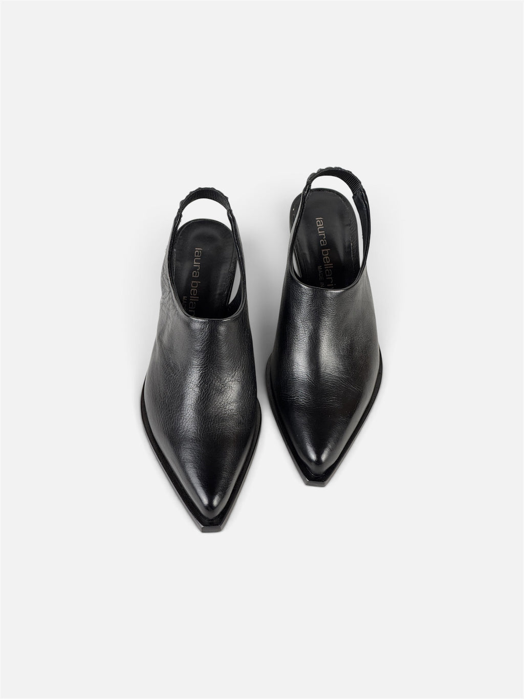 Sabot Pelle Nero in Pelle